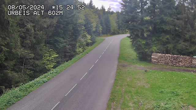 Webcam  Col d'Urbeis - D39, Altitude 602m