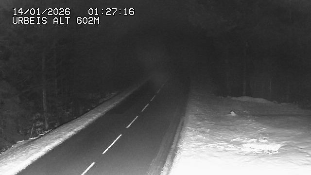 Webcam du col d'Urbeis à proximité de Lubine dans les Vosges à la jonction entre la D39, la D23 et la D214