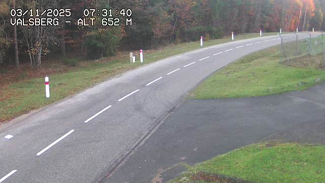 Webcam au col du Valsberg à Dabo, côté mosellan, à proximité de Wangenbourg-Engenthal