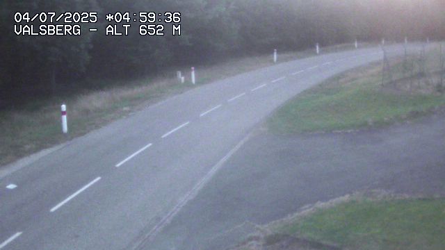 Webcam au col du Valsberg à Dabo, côté mosellan, à proximité de Wangenbourg-Engenthal