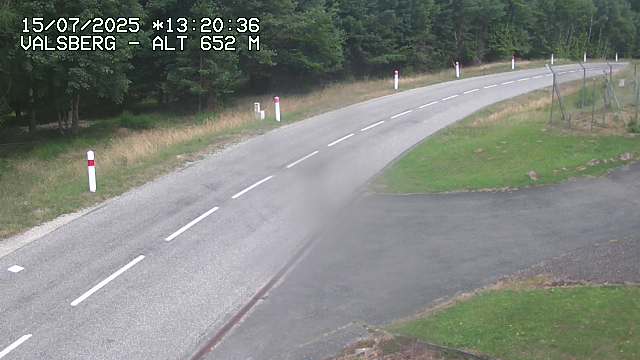 Webcam au col du Valsberg à Dabo, côté mosellan, à proximité de Wangenbourg-Engenthal