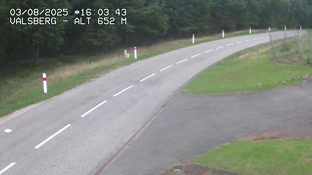 Webcam au col du Valsberg à Dabo, côté mosellan, à proximité de Wangenbourg-Engenthal