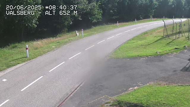 Webcam au col du Valsberg à Dabo, côté mosellan, à proximité de Wangenbourg-Engenthal