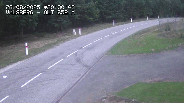 Webcam au col du Valsberg à Dabo, côté mosellan, à proximité de Wangenbourg-Engenthal