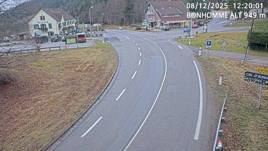 <h2>Caméra du col du Bonhomme sur la D415 sur la route de Saint-Dié</h2>