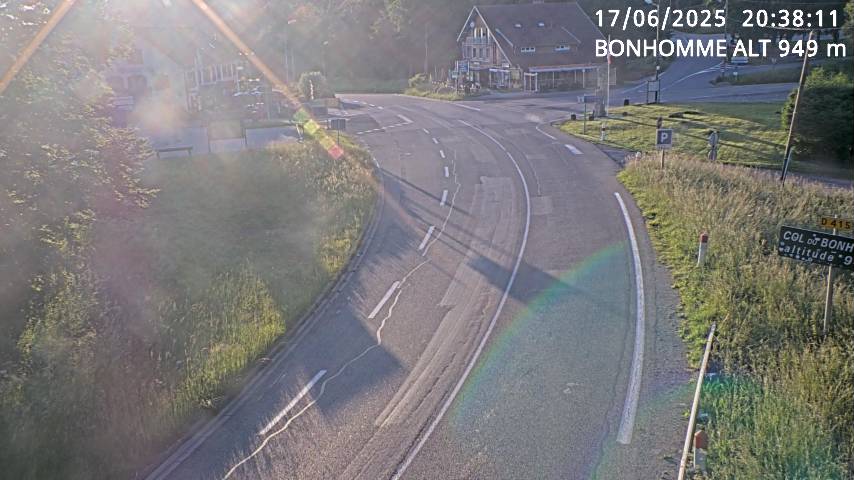 <h2>Caméra du col du Bonhomme sur la D415 sur la route de Saint-Dié</h2>