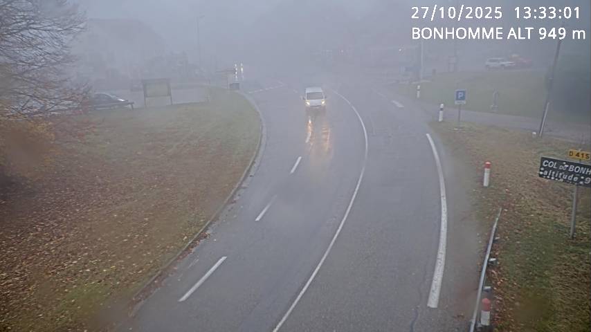 <h2>Caméra du col du Bonhomme sur la D415 sur la route de Saint-Dié</h2>