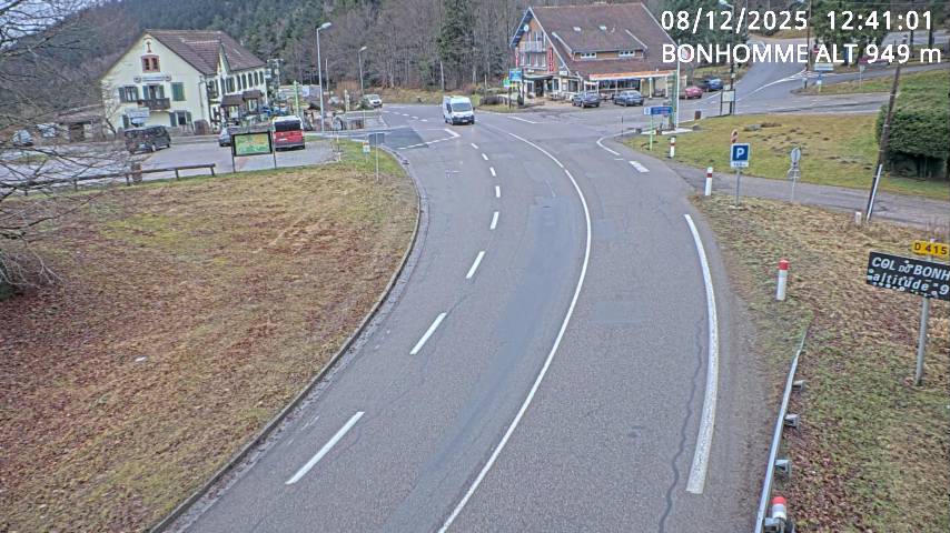 <h2>Caméra du col du Bonhomme sur la D415 sur la route de Saint-Dié</h2>