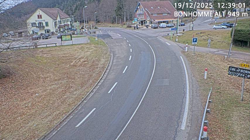 <h2>Caméra du col du Bonhomme sur la D415 sur la route de Saint-Dié</h2>