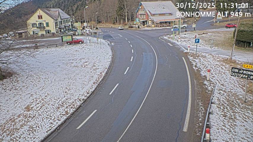 <h2>Caméra du col du Bonhomme sur la D415 sur la route de Saint-Dié</h2>