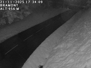 <h2>Webcam à La Bresse au niveau du col de Bramont à 970 mètres d'altitude dans les Vosges sur la D13B - D34</h2>