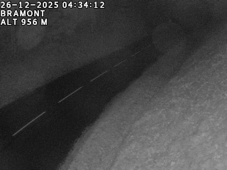Webcam à La Bresse au niveau du col de Bramont à 970 mètres d'altitude dans les Vosges sur la D13B - D34