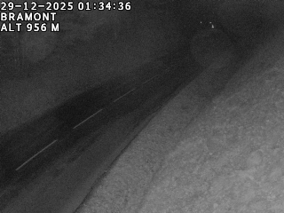 <h2>Webcam à La Bresse au niveau du col de Bramont à 970 mètres d'altitude dans les Vosges sur la D13B - D34</h2>