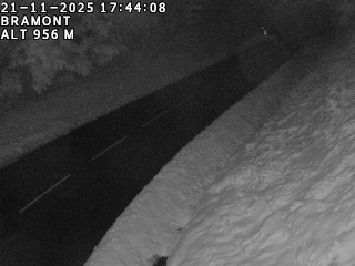 <h2>Webcam à La Bresse au niveau du col de Bramont à 970 mètres d'altitude dans les Vosges sur la D13B - D34</h2>