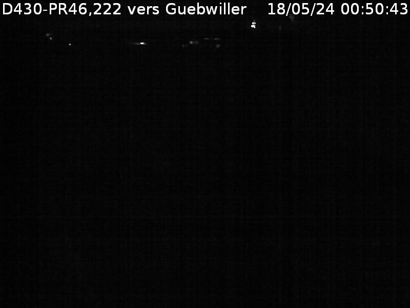 Webcam sur la D430 à hauteur de Staffelfelden au PK 46,2. Vue orientée vers Guebwiller