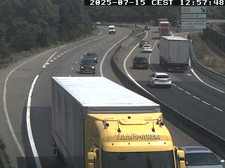 Caméra autoroute France - N83, Guémar direction Strasbourg