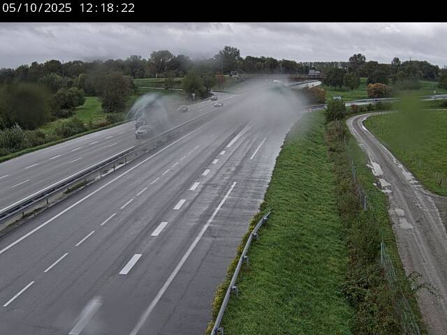 Webcam autoroute France - jonction A35 et D4 en venant de Karlsruhe ou Baden-Baden à Roppenheim, direction Strasbourg