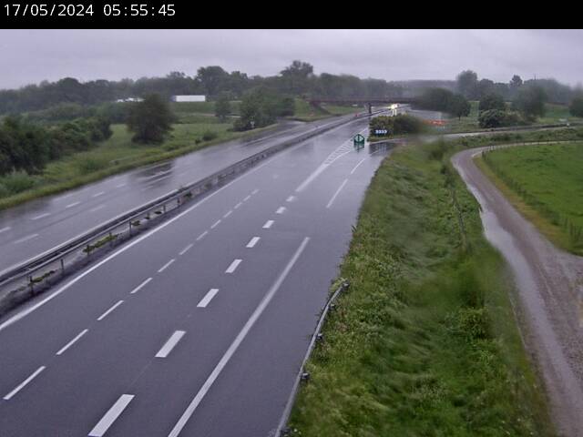 Webcam autoroute France - jonction A35 et D4 en venant de Karlsruhe ou Baden-Baden à Roppenheim, direction Strasbourg