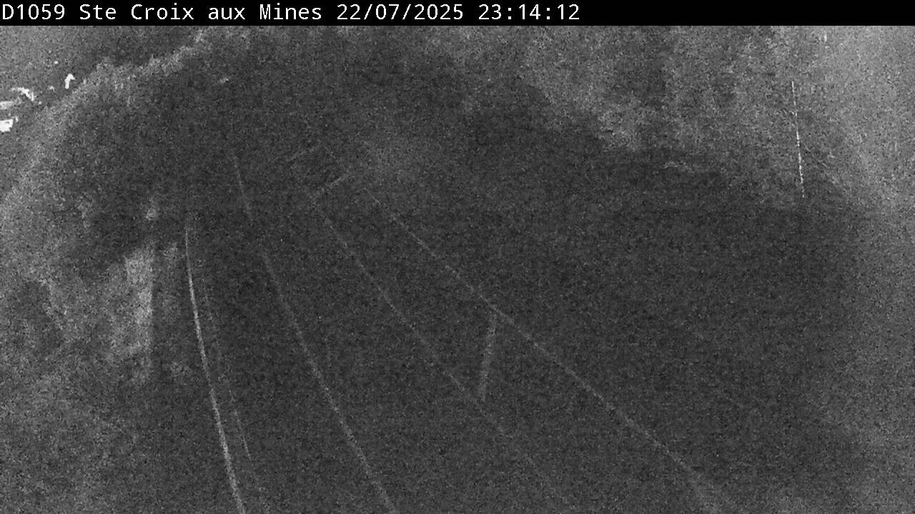 Webcam à Sainte-Croix-aux-Mines, à proximité de Saint-Marie-aux-Mines sur la D1059 (N59). Vue orientée vers l'est