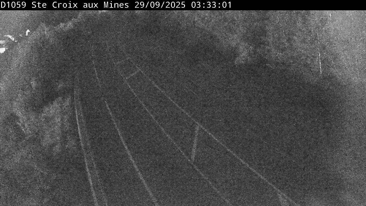 Webcam à Sainte-Croix-aux-Mines, à proximité de Saint-Marie-aux-Mines sur la D1059 (N59). Vue orientée vers l'est