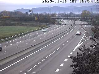 Webcam autoroute France - A35, Sélestat direction Colmar